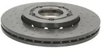 Bremsscheibe BREMBO 09.7011.1X, vorne, gelocht, bel&uuml;ftet, perforiert, 1 St&uuml;ck
