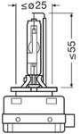 Gl&uuml;hlampe, Fernscheinwerfer XENARC&reg; NIGHT BREAKER&reg; LASER OSRAM 66340XNN, 1 St&uuml;ck