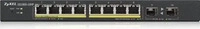 Zyxel GS1900-10HP, Zyxel 8 Port GbE Smart Managed PoE Switch mit GbE Uplink