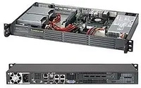 Supermicro CSE-504-203B, Supermicro 1U-Geh&auml;use 1X3,5 SAS/SATA 200W gold 1FP