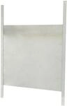 KERBL H&uuml;hnerklappe 430 x 400 mm Set mit Schienen f&uuml;r Gefl&uuml;gelst&auml;lle, 70580