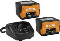 STIHL Akku mit Ladeger&auml;t AK-System mit 2 x AK 20 und AL 101, 4520 007 5903