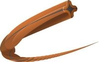 Husqvarna&reg; M&auml;hfaden "Whisper-Twist" 1,5 mm/15 m, orange; grau, 5976691-01