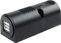 Herth + Buss USB-Steckdose 85 x 33 x 34 mm mit USB-Ladebuchse 5V/5A, Aufbau, mit