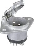Herth + Buss Steckdose 7-polig, 24 V, Flachsteckanschluss 6,3 mm, Aluminium,...