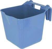 KERBL Futtertrog "HangOn" 13 l blau, Kunststoff, zum Einh&auml;ngen, f&uuml;r Pferde, 3211694