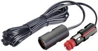 Herth + Buss Steckdose 1-polig, 12 &ndash; 24 V 8 A, Kunststoff, mit Sicherung und