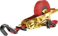 QUICKLOADER&reg; Automatik-Zurrgurt 5,0 m x 35 mm Spitzhaken, D-Ring rot, 37188