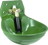 Suevia Tr&auml;nkebecken "Mod. 12P-MS 3/4" gr&uuml;n mit Messing-Rohrventil, 100.0123