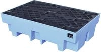 BAUER&reg; S&Uuml;DLOHN Auffangwanne "WP-PE 2/2" Auffangvolumen max. 200 l, mit Lochrost,