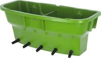KERBL K&auml;lbertr&auml;nkewanne "Multi Feeder" 30 l mit 5 Big Softy-Saugern, ohne