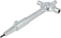 ABUS Bauschl&uuml;ssel universal PZ-Schloss, Profilzylinder, Schlie&szlig;zylinder mit 3