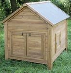 KERBL Kleintierstall 105 x 100 x 108 cm f&uuml;r H&uuml;hner und Kaninchen, 82807