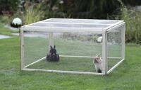 KERBL Freilaufgehege "Vario" 120 x 120 x 59 cm, 4-eckig mit Dach oder 6-eckig
