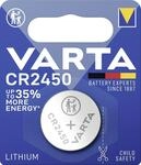 VARTA Batterie Lithium Coin; CR2450 3 V/620 mAh, 1 St. Blister, 6450101401