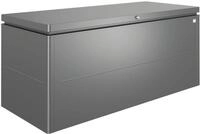 Biohort Gartenbox 200 200 x 85 cm dunkelgrau; metallic Aufgewahrungsbox Garten