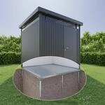 Biohort SmartBase Plus Schraubfundament SmartBase Plus HighLine 252 x 252 cm silber;
