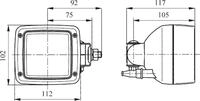 Hella&reg; Arbeitsscheinwerfer "Ultra Beam Standard FF", 12 &ndash; 24 V, f&uuml;r
