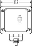 Hella&reg; Arbeitsscheinwerfer "Ultra Beam Standard FF", 12 &ndash; 24 V, f&uuml;r flood &ndash;