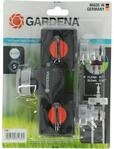 GARDENA 2-Wege-Verteiler G 3/4" IG; G 1" IG f&uuml;r Wasserh&auml;hne mit 26,5 mm (G 3/4" AG)