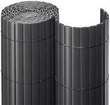 NOOR Sichtschutzmatte PVC anthrazit 3 x 0,9 m Sichtschutz Kunststoff