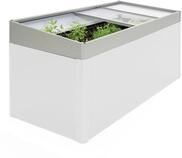 Biohort Fr&uuml;hbeetaufsatz f&uuml;r Hochbeet 2x1 200 x 101 cm quarz-grau; metallic