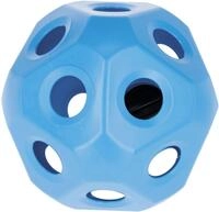 KERBL Futterball 400 mm blau, Fress&ouml;ffnungen 19 St./60 mm, f&uuml;r Rinder und Pferde,