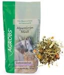 AGROBS AlpenGr&uuml;n M&Uuml;SLI st&auml;rkearmes und zuckerarmes Faserm&uuml;sli mit Kr&auml;utern 15 kg