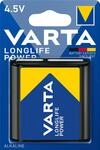 VARTA Batterie Alkaline Longlife Power Flachbatterie; 3LR12 4,5 V/6.100 mAh, 1 St.