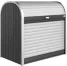 Biohort Gartenschrank 120 117 x 73 cm dunkelgrau-metallic zur Aufbewahrung