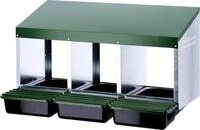 KERBL Legenest 3 Legepl&auml;tze 52 x 43,5 x 79 cm, Kunststoff; Metall, 73143
