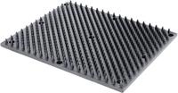 KERBL Kratzmatte 400 x 300 mm zur Wandmontage; S&auml;ulen; Pf&auml;hle; Eckmontage, 32678
