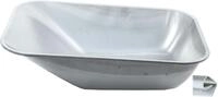 mefro Schubkarrensch&uuml;ssel 85 l, Metall, verzinkt, ungelocht, 098501