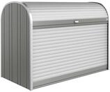Biohort Gartenschrank 190 190 x 97 cm quarzgrau-metallic zur Aufbewahrung