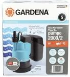 GARDENA Akku-Klarwasser-Tauchpumpe 2000/2 18V P4A Ready-To-Use Set 14600-61