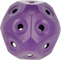 KERBL Futterball 400 mm lila, Fress&ouml;ffnungen 19 St./40 mm, f&uuml;r K&auml;lber und Fohlen,
