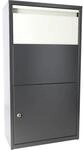 Haussmann Paketbox Paketbriefkasten 30 l 440 x 220 mm nachtgrau; blassgrau
