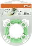 STIHL M&auml;hfaden rund + leise 2,0 mm/15,2 m, gr&uuml;n, 0000 930 2416