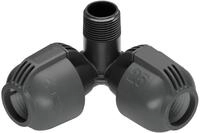 GARDENA Sprinklersystem Winkelst&uuml;ck Quick&Easy 25 mm x 3/4" AG 02783-20