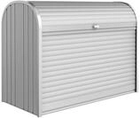 Biohort Gartenschrank 160 163 x 78 cm silber-metallic zur Aufbewahrung