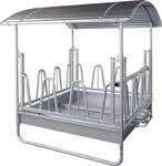 KERBL Heuraufe "Standard" 2,30 x 2,50 x 2,30 m 12 Fresspl&auml;tze, f&uuml;r Rinder, Pferde,