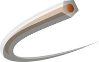 Husqvarna&reg; M&auml;hfaden "Core-Cut" 2,4 mm/90 m, orange; transparent, 5976692-11