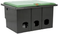 GARDENA Ventilbox V3 grau; gr&uuml;n 1" AG f&uuml;r bis zu 3 Bew&auml;sserungsventile, 9 V oder
