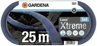 GARDENA Textilschlauch Set Liano&trade; Xtreme 1/2" (12,7 mm) 25 m, schwarz,...