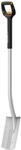 Fiskars Xact Telescopic Spaten rund
