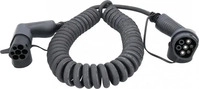 Efutoro 117.7350, Efutoro Spiralladekabel Typ 2 auf Typ 2 7,4 kW, 32 A, 230 V, Mode