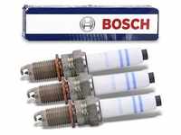 Bosch 3x Zündkerze Double Platinum für Audi, Seat, Skoda, VW