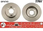 Trw Bremsscheibe [Hersteller-Nr. DF4743] f&uuml;r Nissan