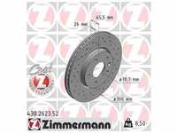 Zimmermann Bremsscheibe Vorderachse Belüftet [Hersteller-Nr. 430.2623.52] für