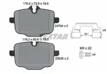 Textar Bremsbelagsatz, Scheibenbremse [Hersteller-Nr. 2470401] f&uuml;r BMW